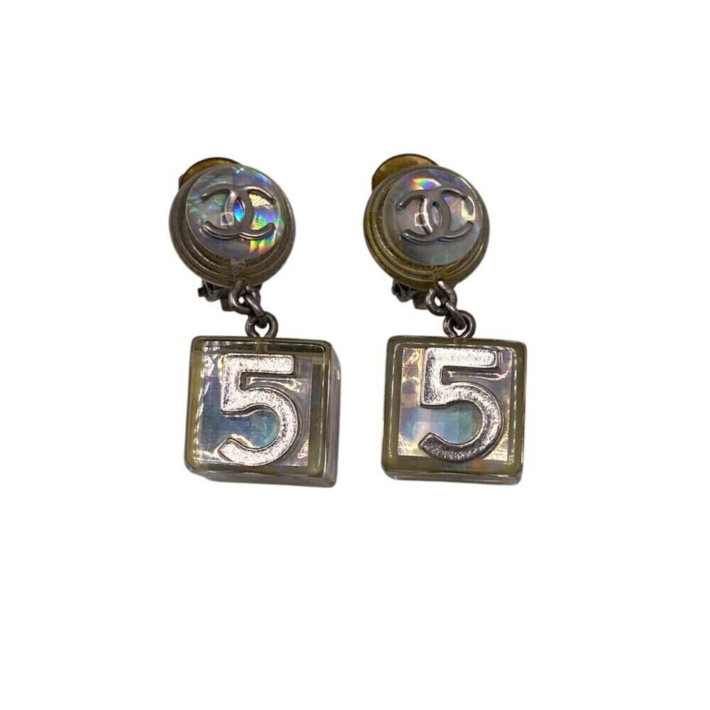 Chanel Cc Logo Clip-On Earrings #228801C91B - Picture 9 of 9